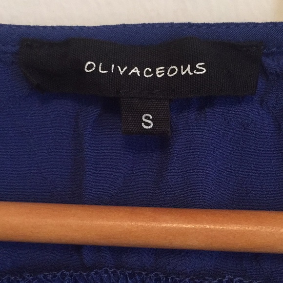 *SOLD* Cobalt Blue Tassel Shirt - Picture 4 of 6